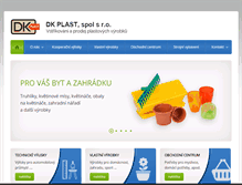 Tablet Screenshot of dk-plast.cz